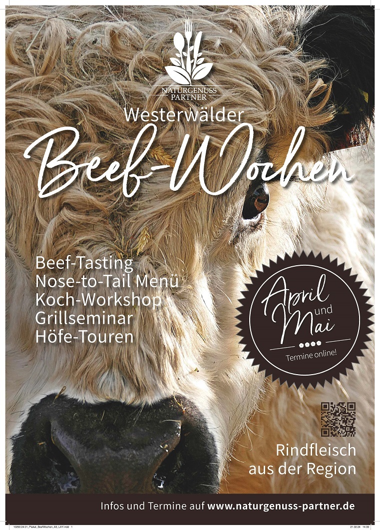 Die Westerwälder Beef-Wochen finden im April und im Mai statt.