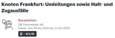 Ein gezeichneter Kopf mit Bauhelm und Spaten daneben stehen neben den Bauinformationen.