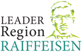 Das Logo der LEADER Raiffeisen-Region.