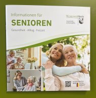Auf dem Titelbild sind Seniorinnen und Senioren.