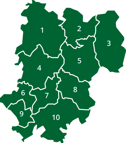 Landkarte Westerwaldkreis